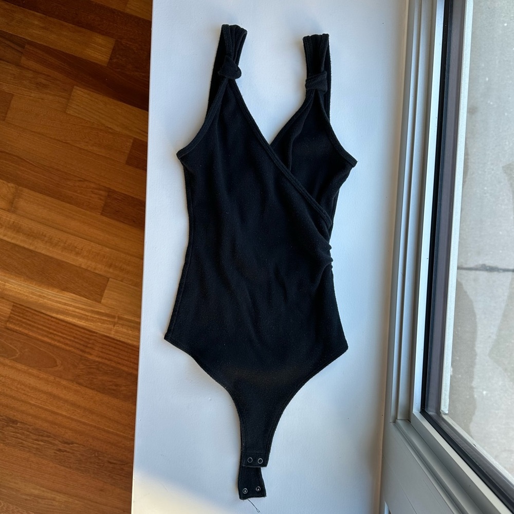 Abercrombie and Fitch Sleeveless Wrap Bodysuit